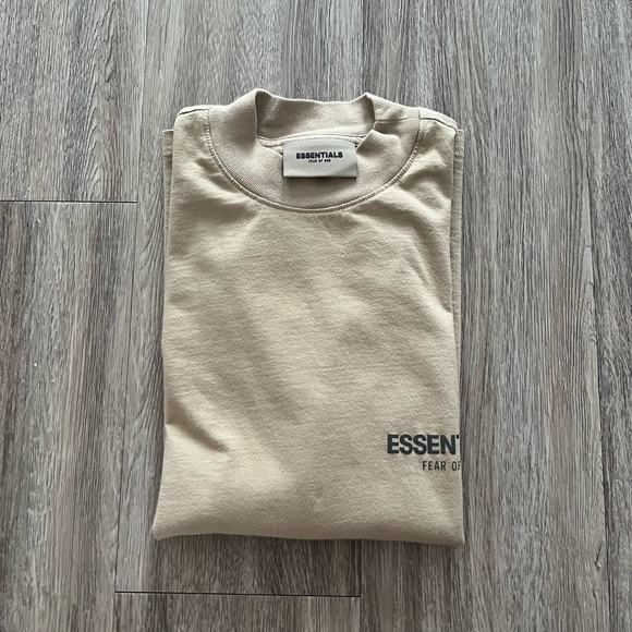 Essentials tan long sleeve t-shirt - Picture 4 of 4